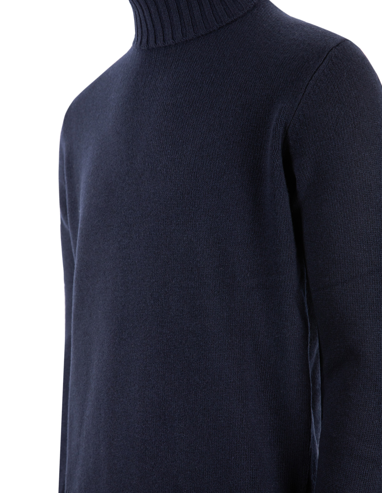 Polotröja Ull/Cashmere Navy