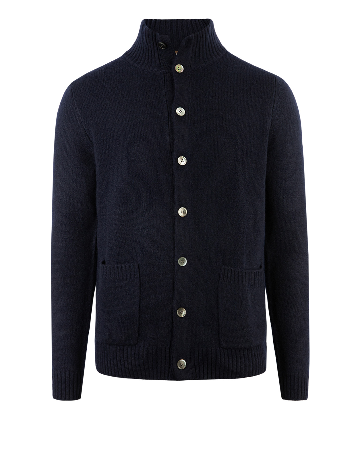 Chunky Cardigan Cashmere Navy