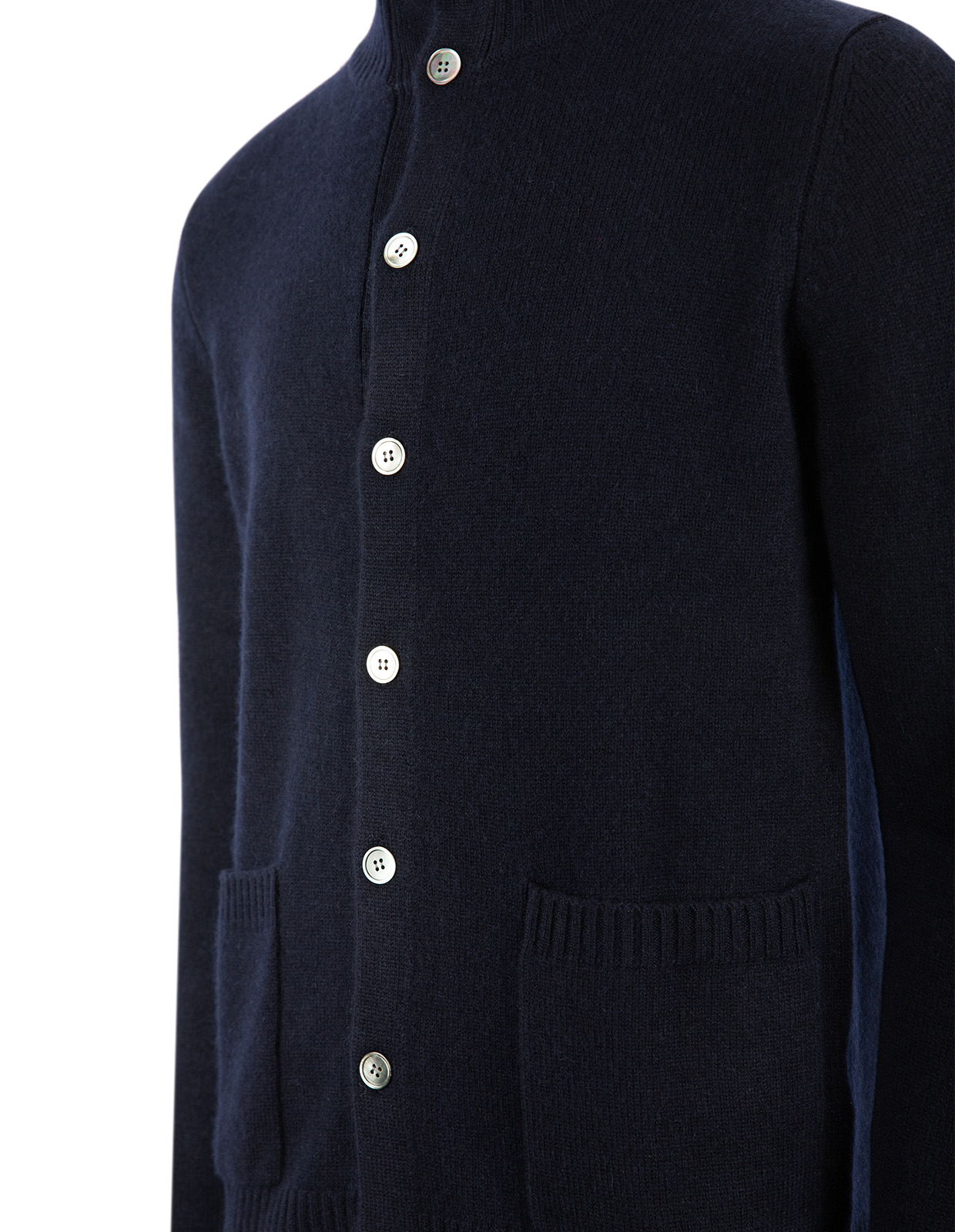 Chunky Cardigan Cashmere Navy