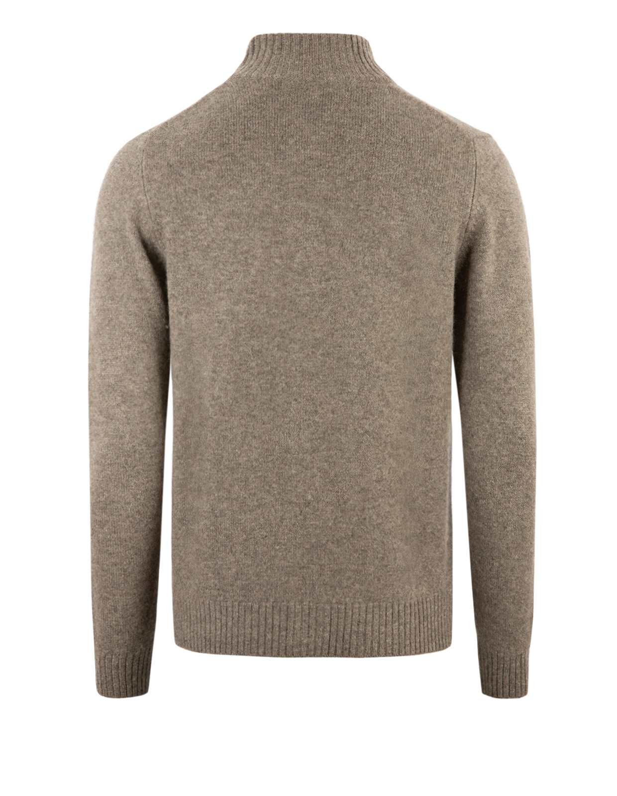Chunky Cardigan Cashmere Mörkbeige