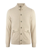 Lumberjacka Stickad Cashmere Ljusbeige