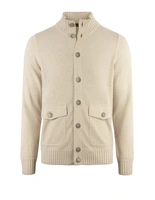 Lumberjacka Stickad Cashmere Ljusbeige