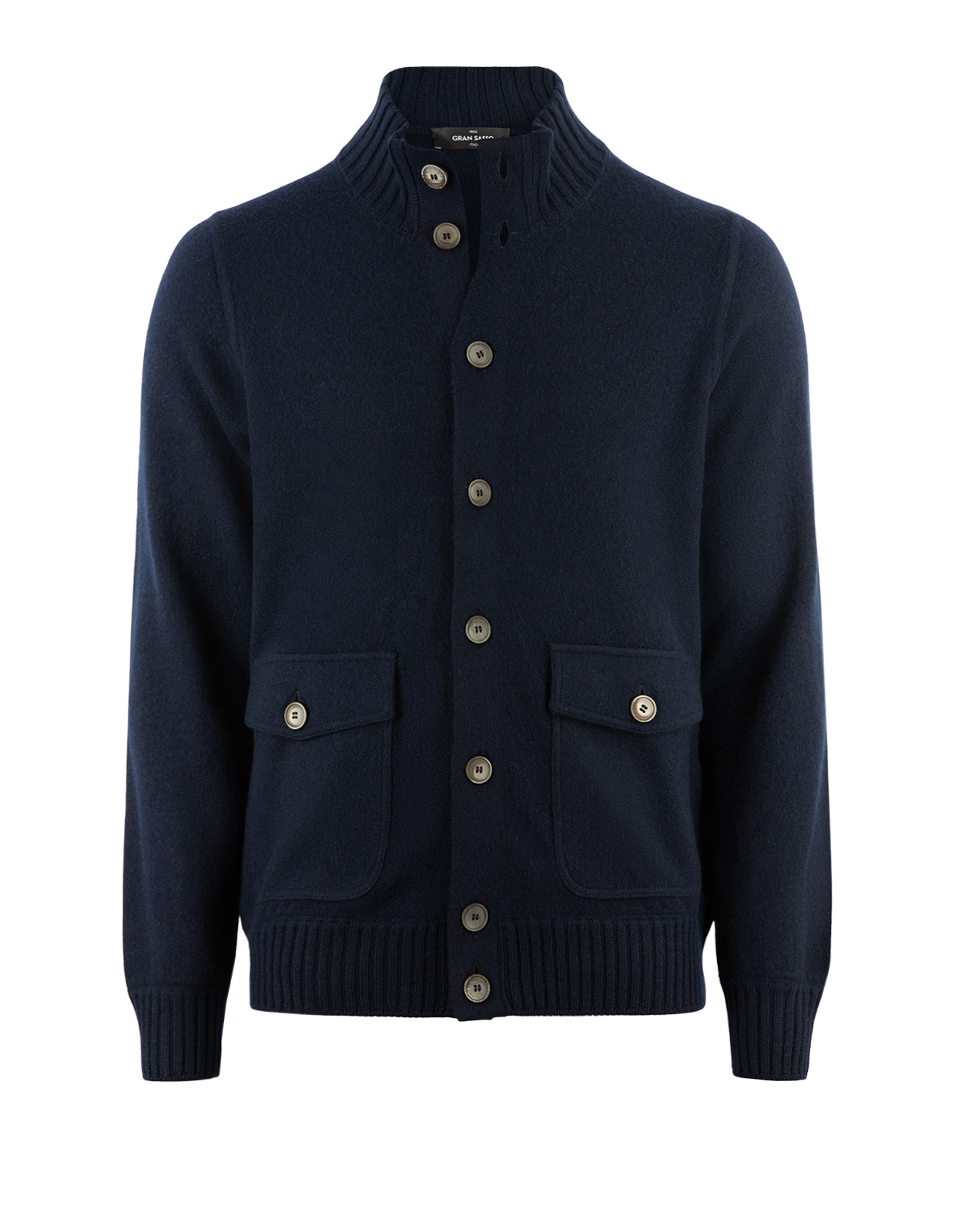 Lumberjacka Stickad Cashmere Navy