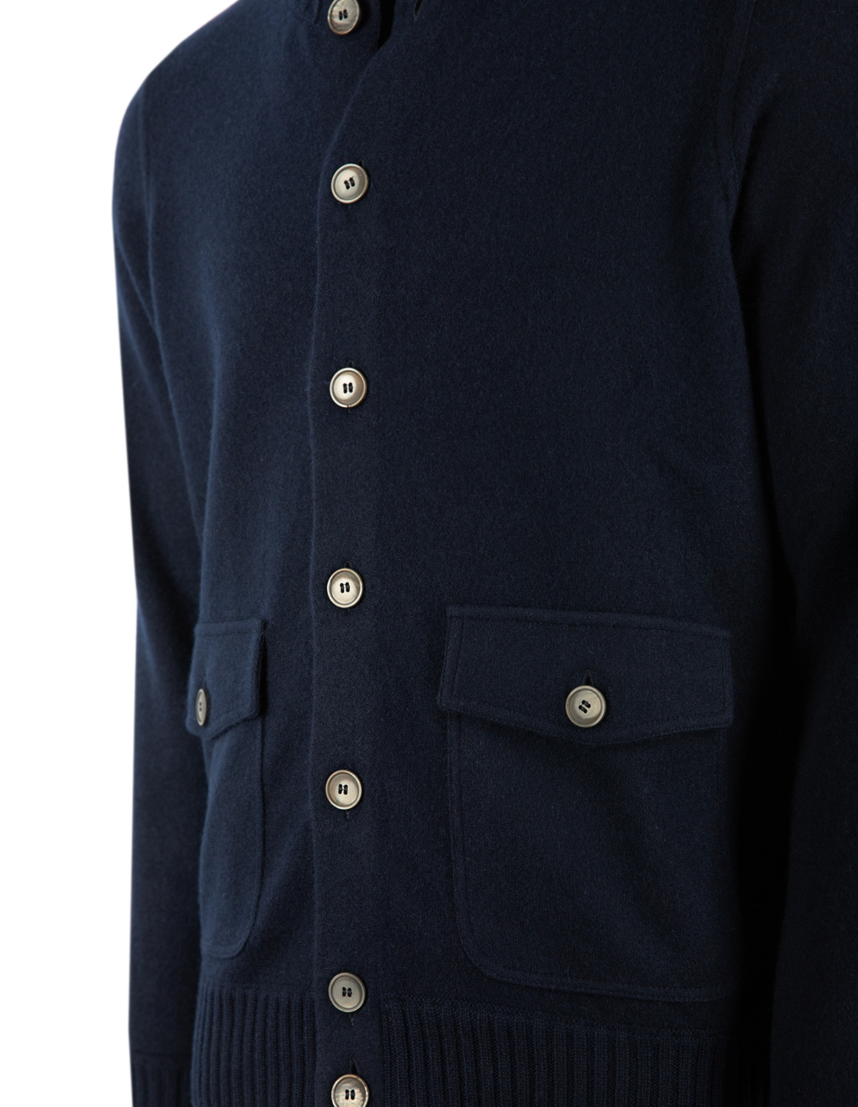 Lumberjacka Stickad Cashmere Navy