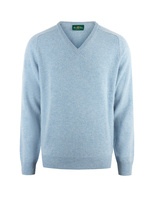 Kilsyth Tröja Lammull Ljusblå