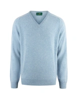 Kilsyth Tröja Lammull Ljusblå