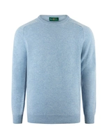 Lenzie Tröja Lammull Ljusblå