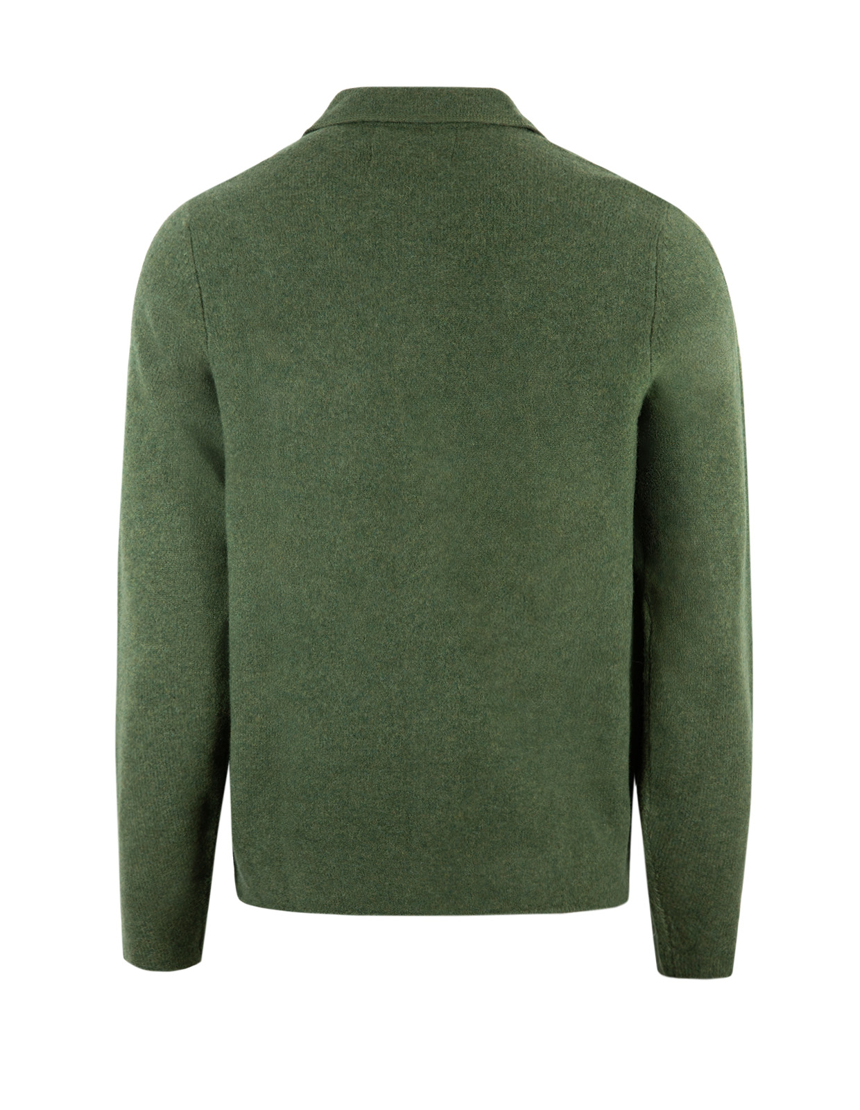 Ferndale Stickad Overshirt Ull Grön