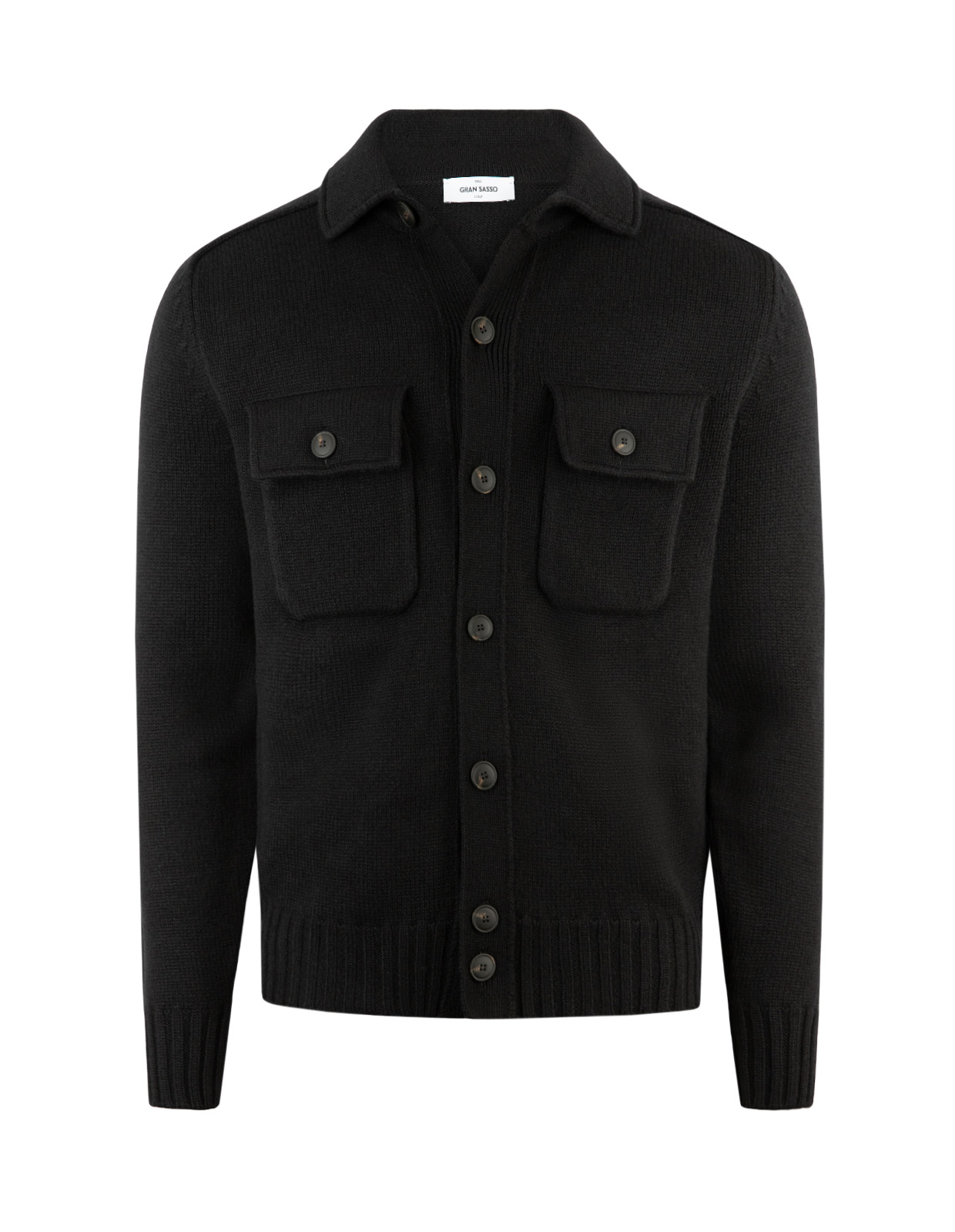 Overshirt Cardigan Super Geelong Svart