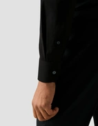 Slim Fit Skjorta Merinoull Svarta 41
