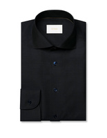 Slim Fit Skjorta Merinoull Marinblå 44