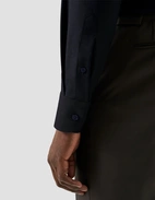 Slim Fit Skjorta Merinoull Marinblå