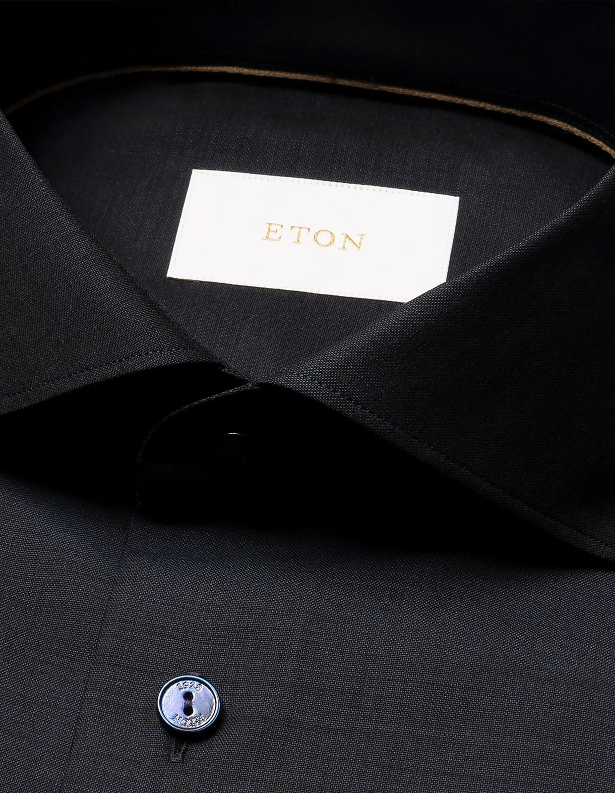 Slim Fit Skjorta Merinoull Marinblå