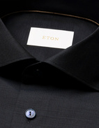 Slim Fit Skjorta Merinoull Marinblå 44