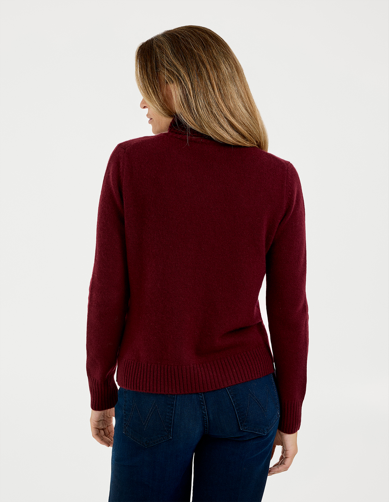 Savanna Polotröja Cashmere Vinröd