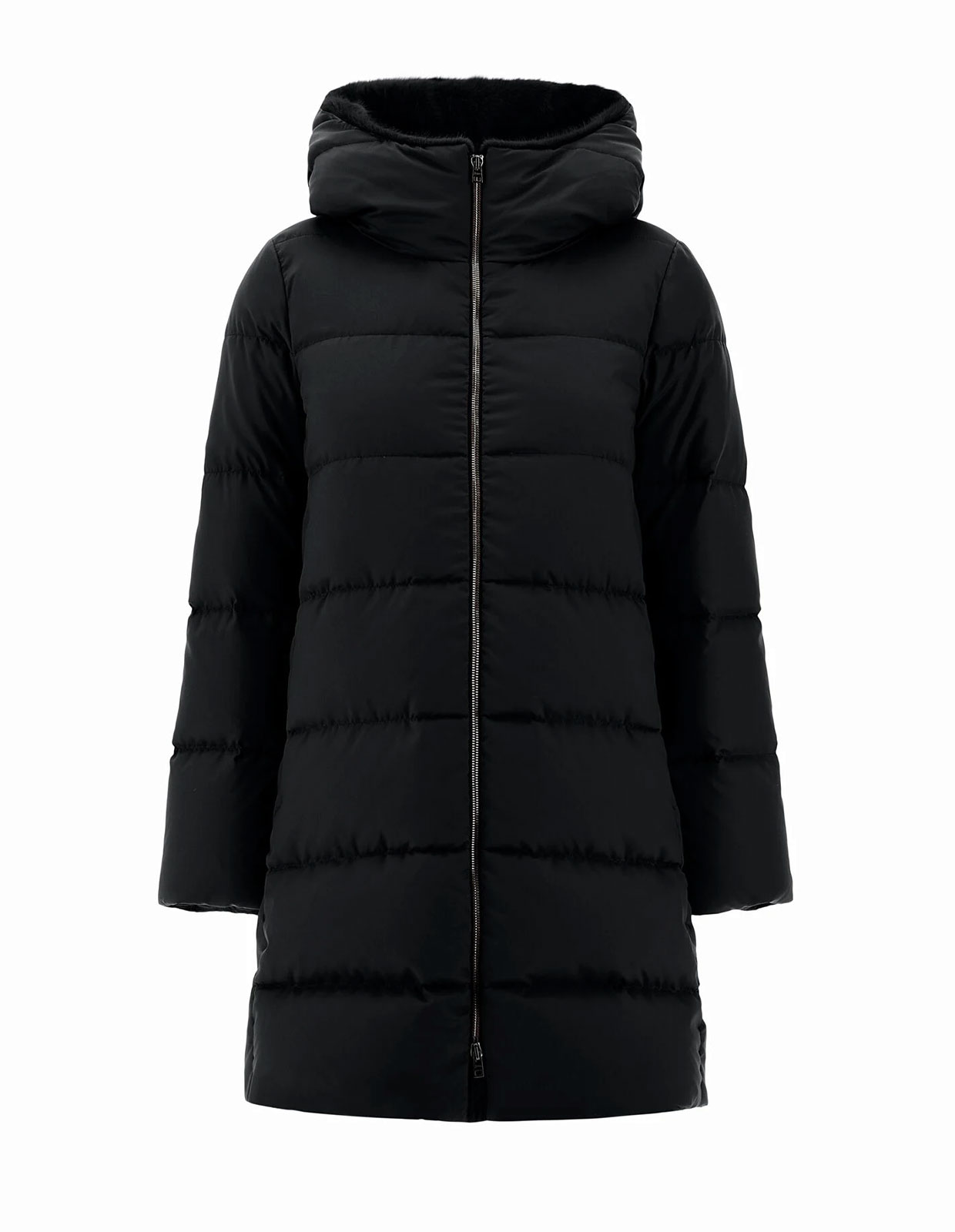 A-line Dunjacka Svart