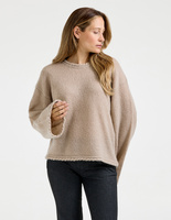 Cierra Tröja Ljusbeige