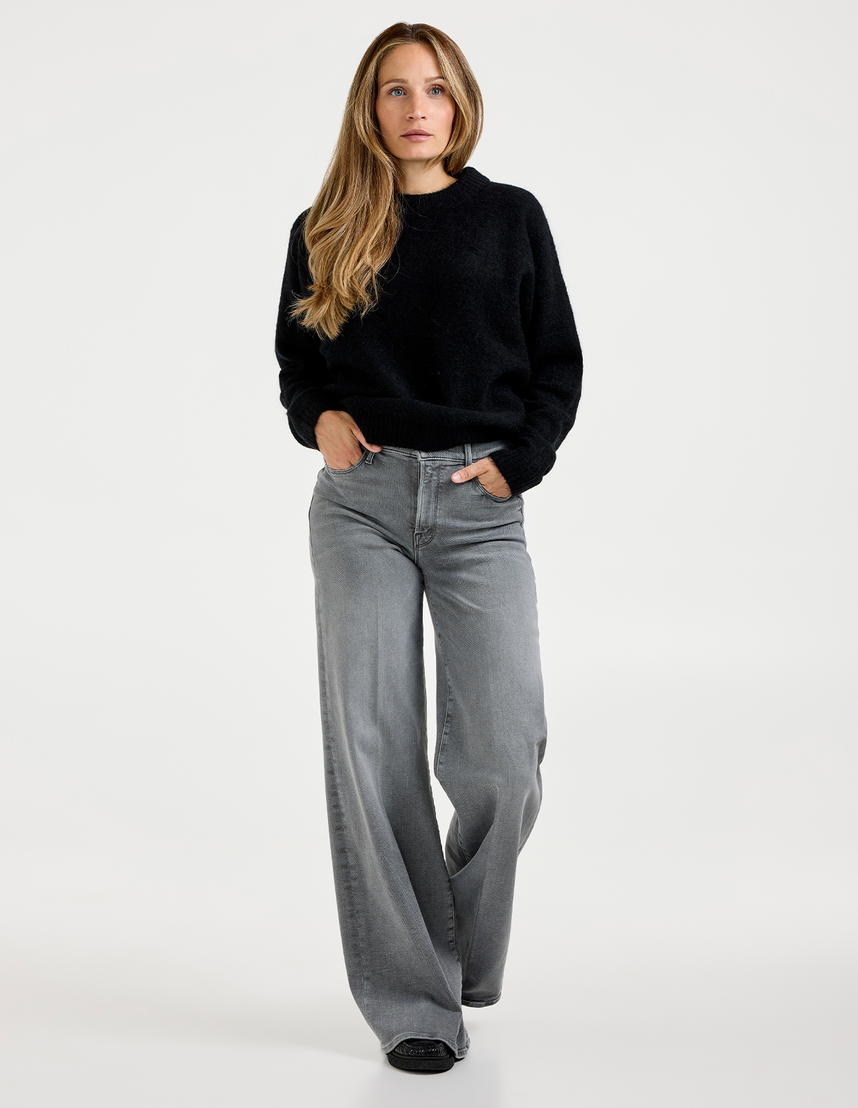 The Twister Heel Jeans Ljusgrå