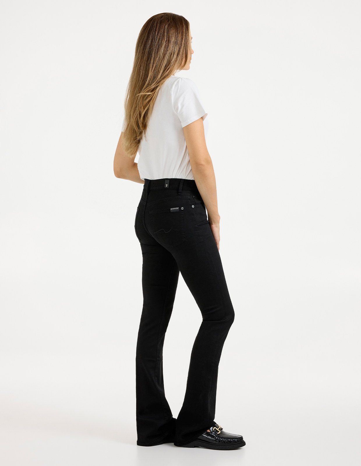 Bootcut Jeans Svart