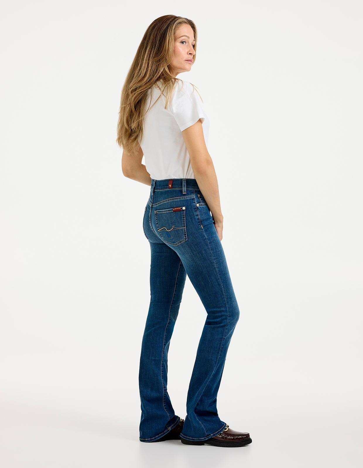 Bootcut Jeans Mellanblå