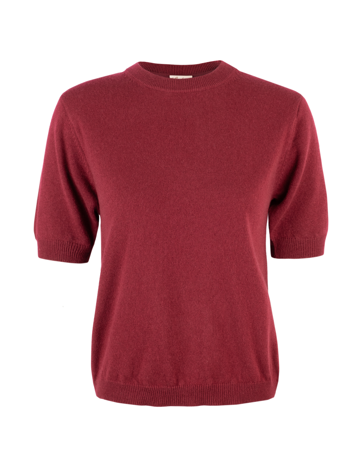 Janet Tröja Cashmere Vinröd