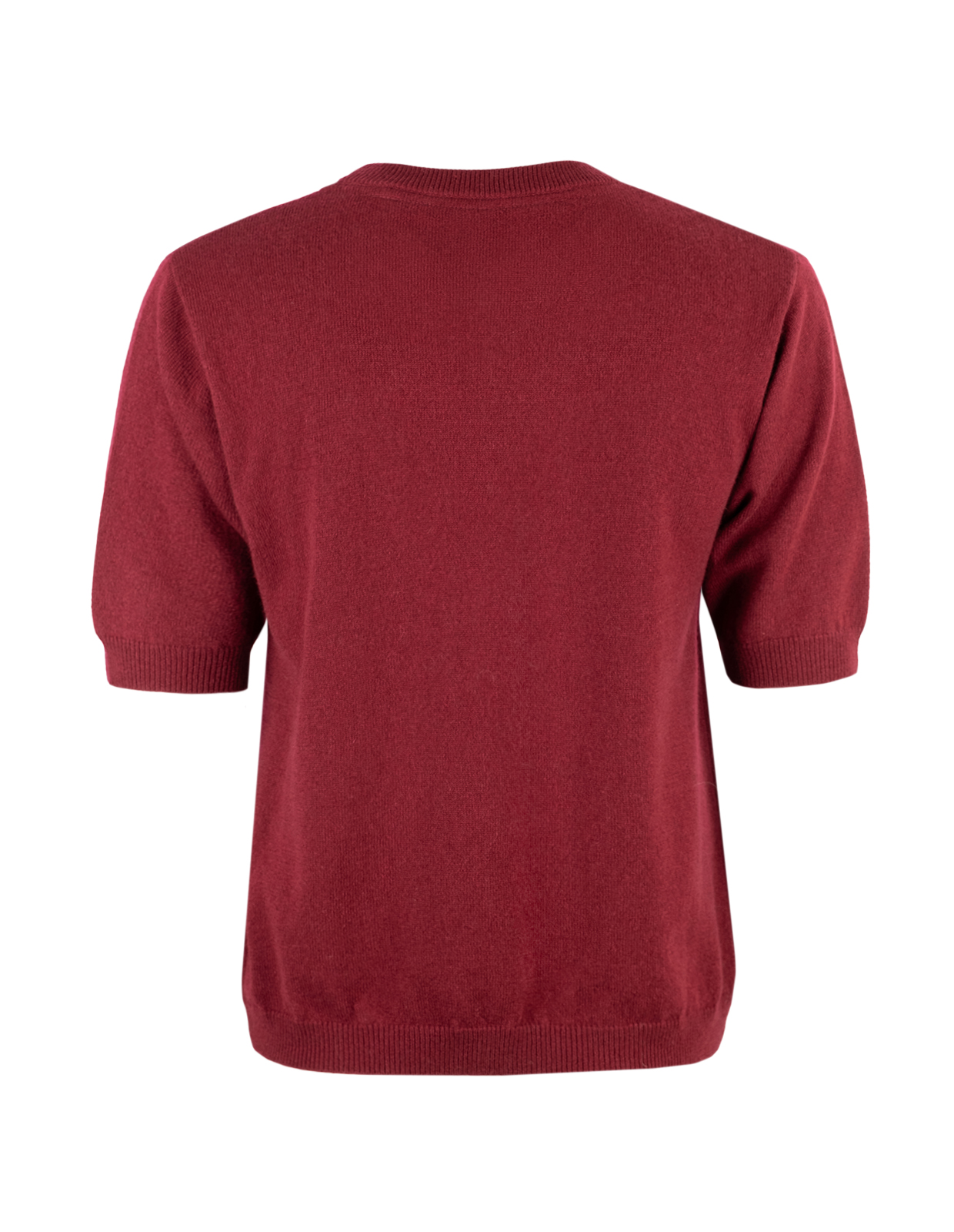 Janet Tröja Cashmere Vinröd