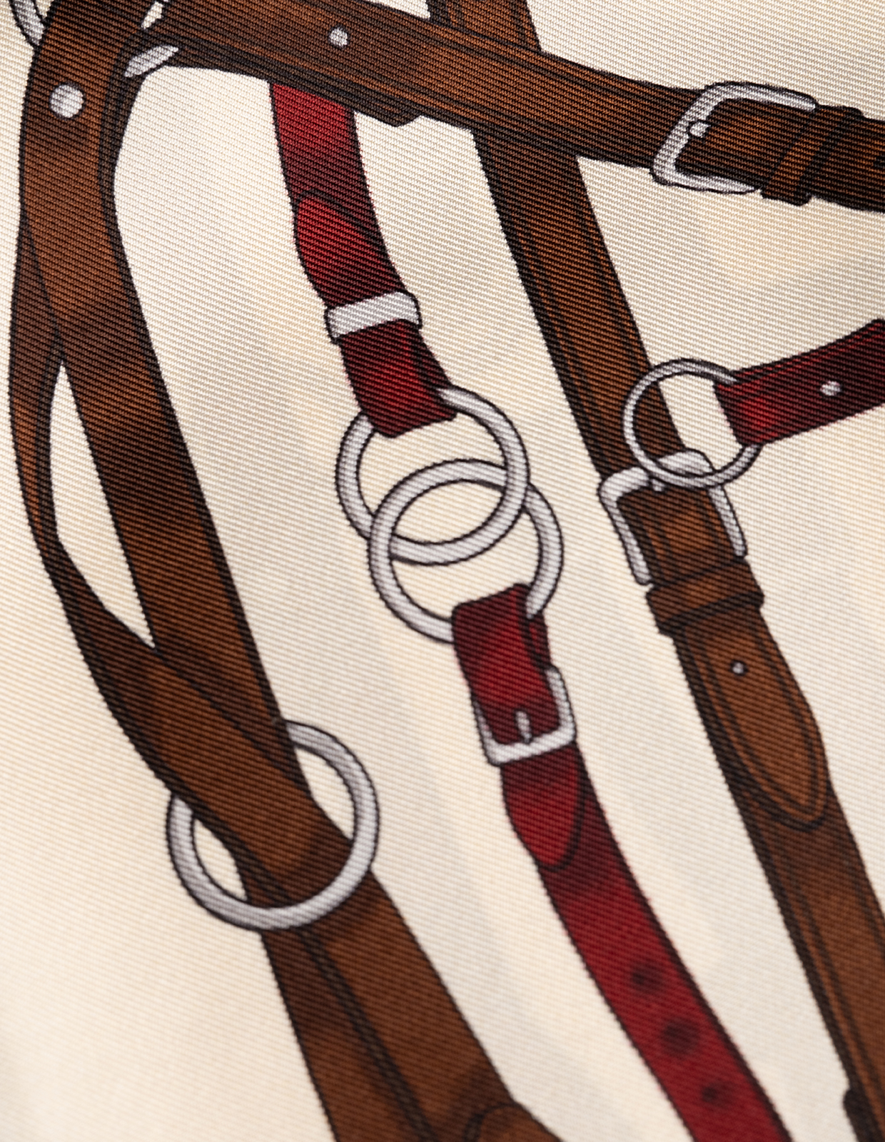 Scarf Siden Vinröd One Size