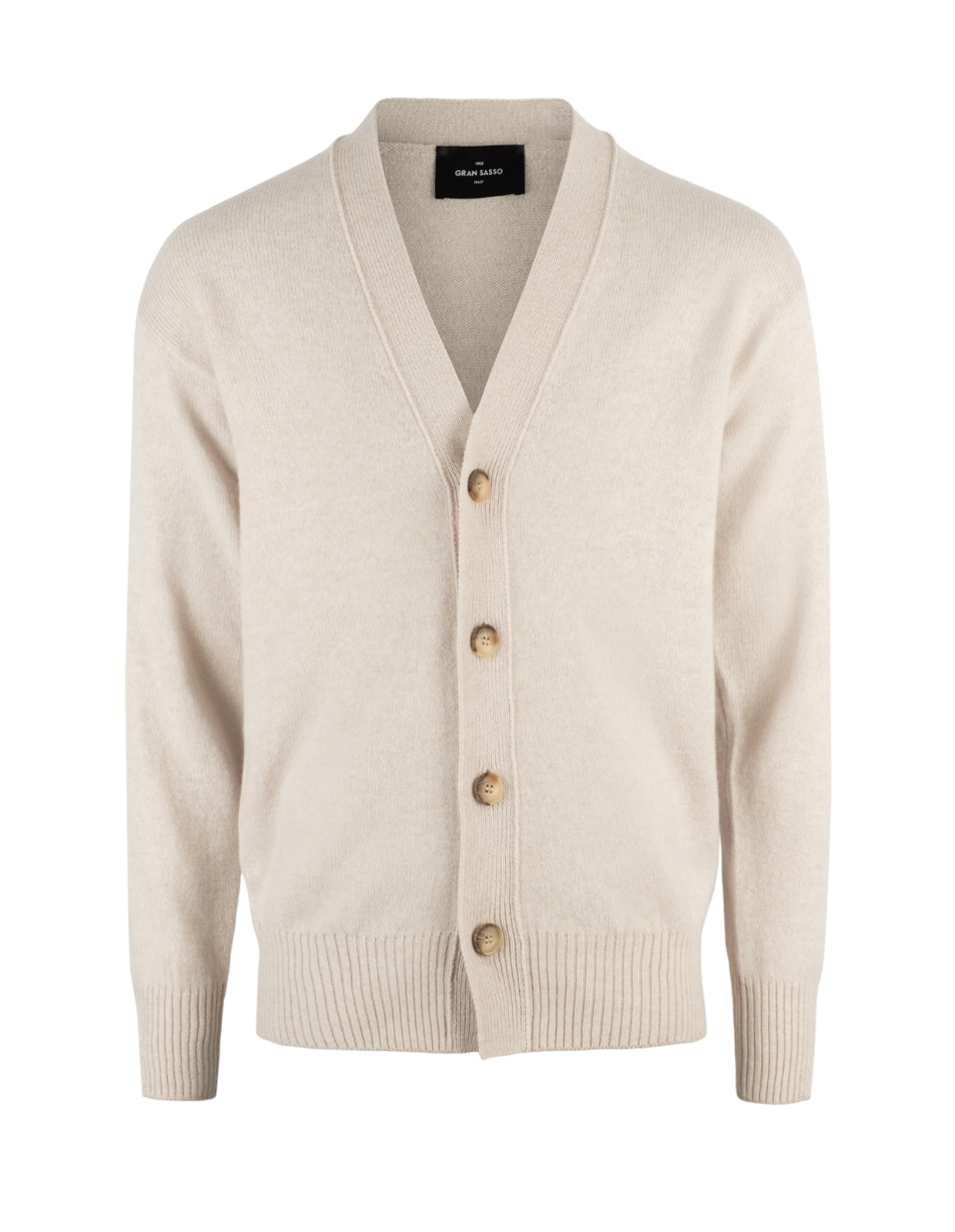 Cardigan Ull Ljusbeige