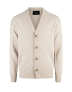 Cardigan Ull Ljusbeige
