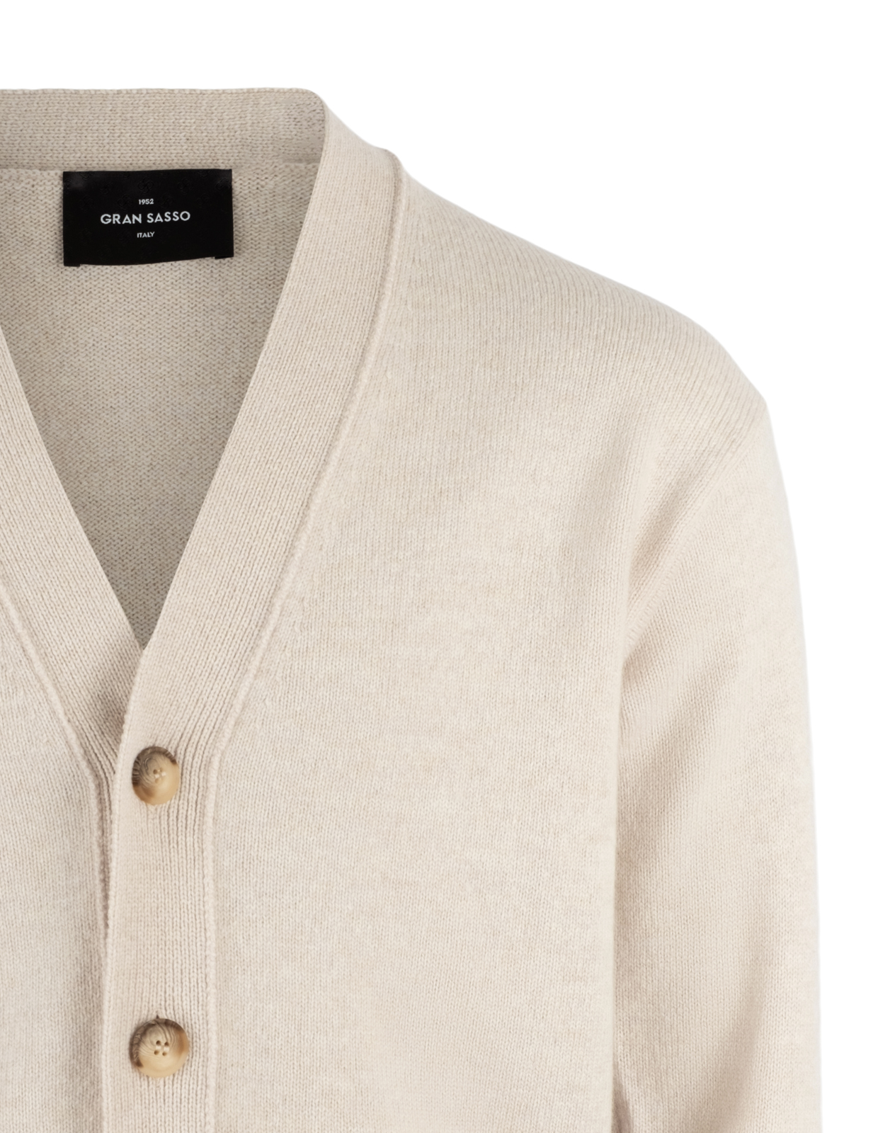 Cardigan Ull Ljusbeige