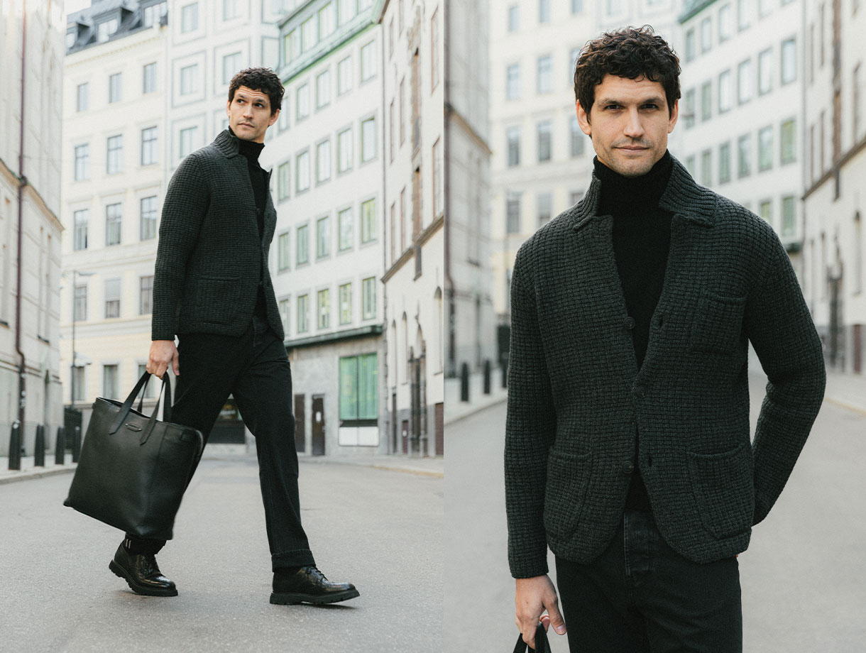 Cardigan - ett självklart val för den stilmedvetne mannen