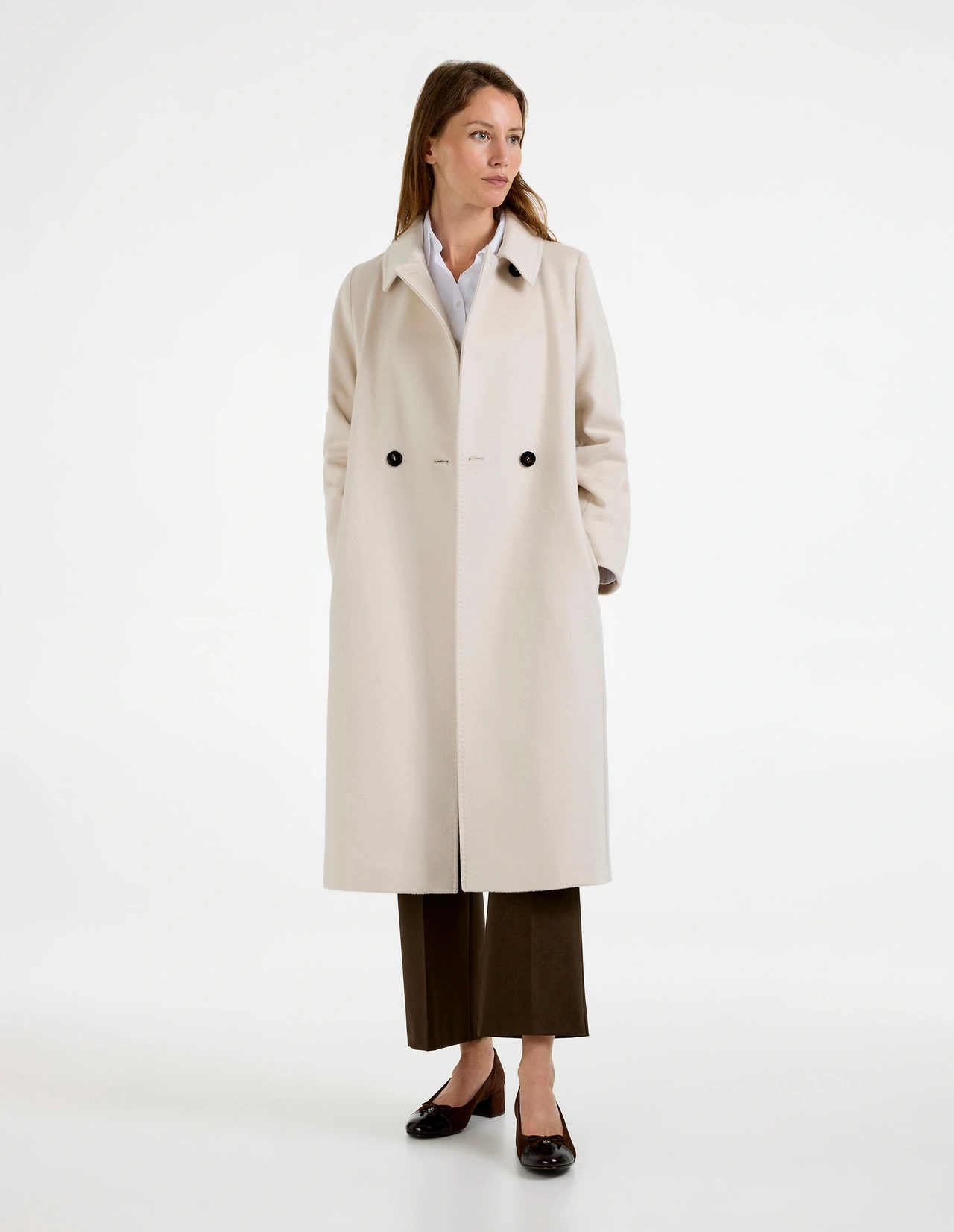 Collage Kappa Ull Ljusbeige