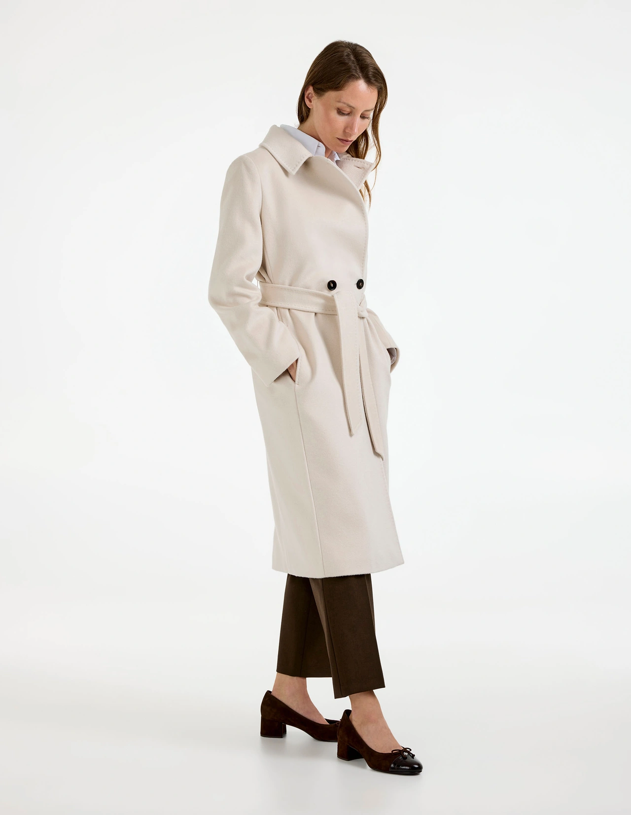 Collage Kappa Ull Ljusbeige