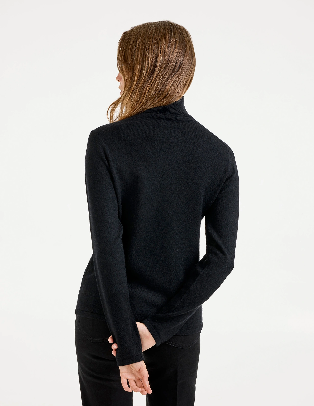 Sabina Polotröja Cashmere Svart