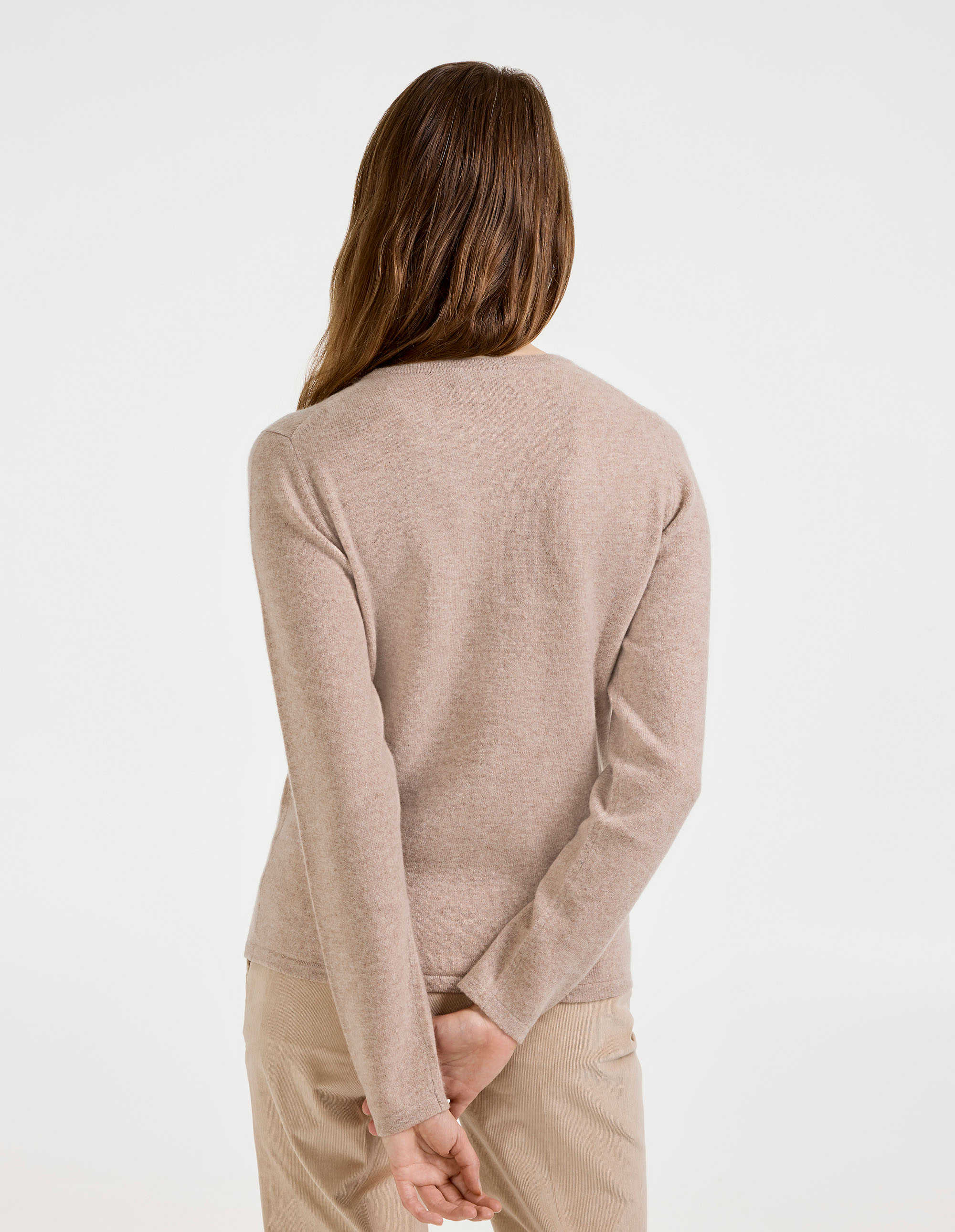 Sandy Cardigan Cashmere Sand
