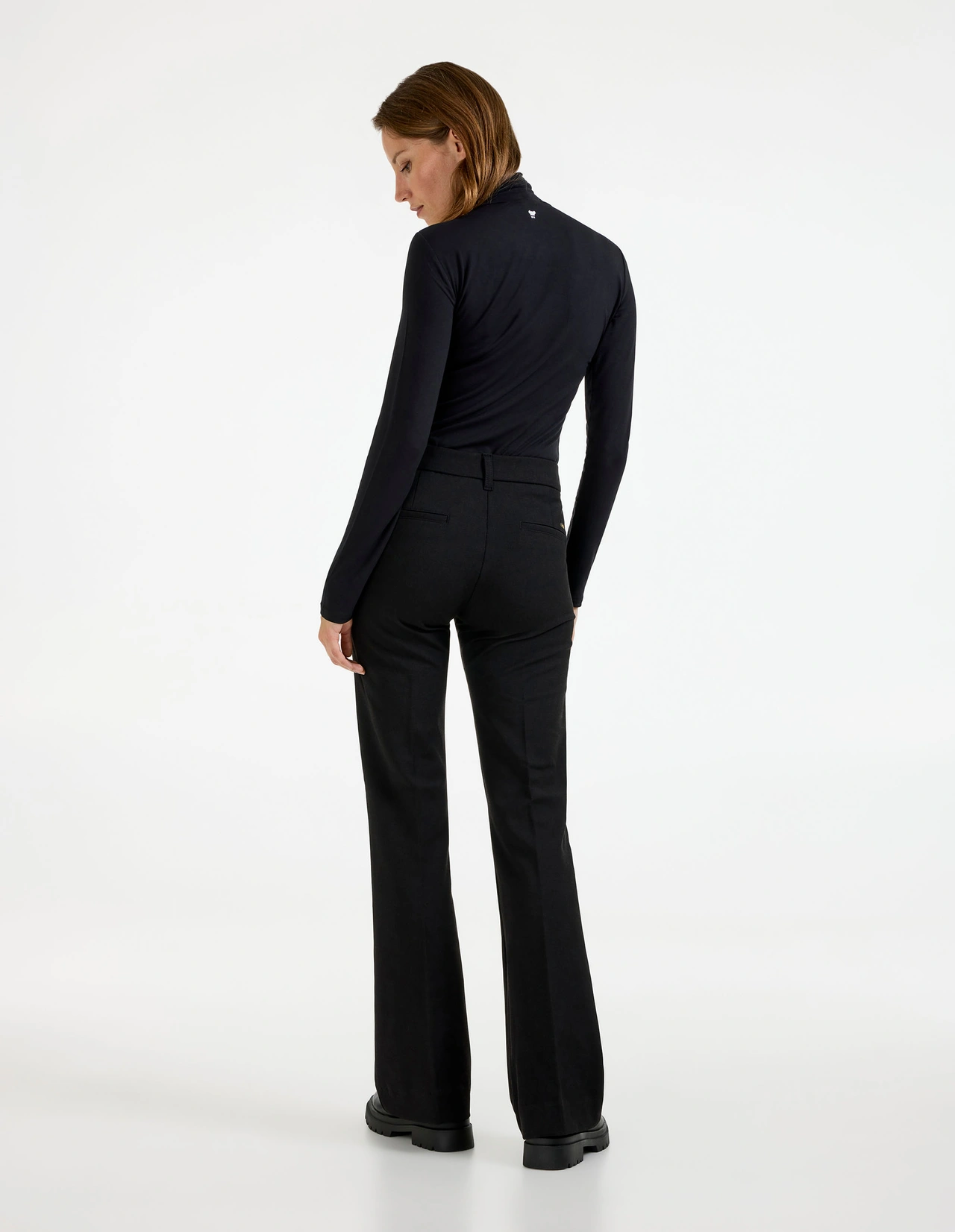 Sylvia Suple Byxa Svart