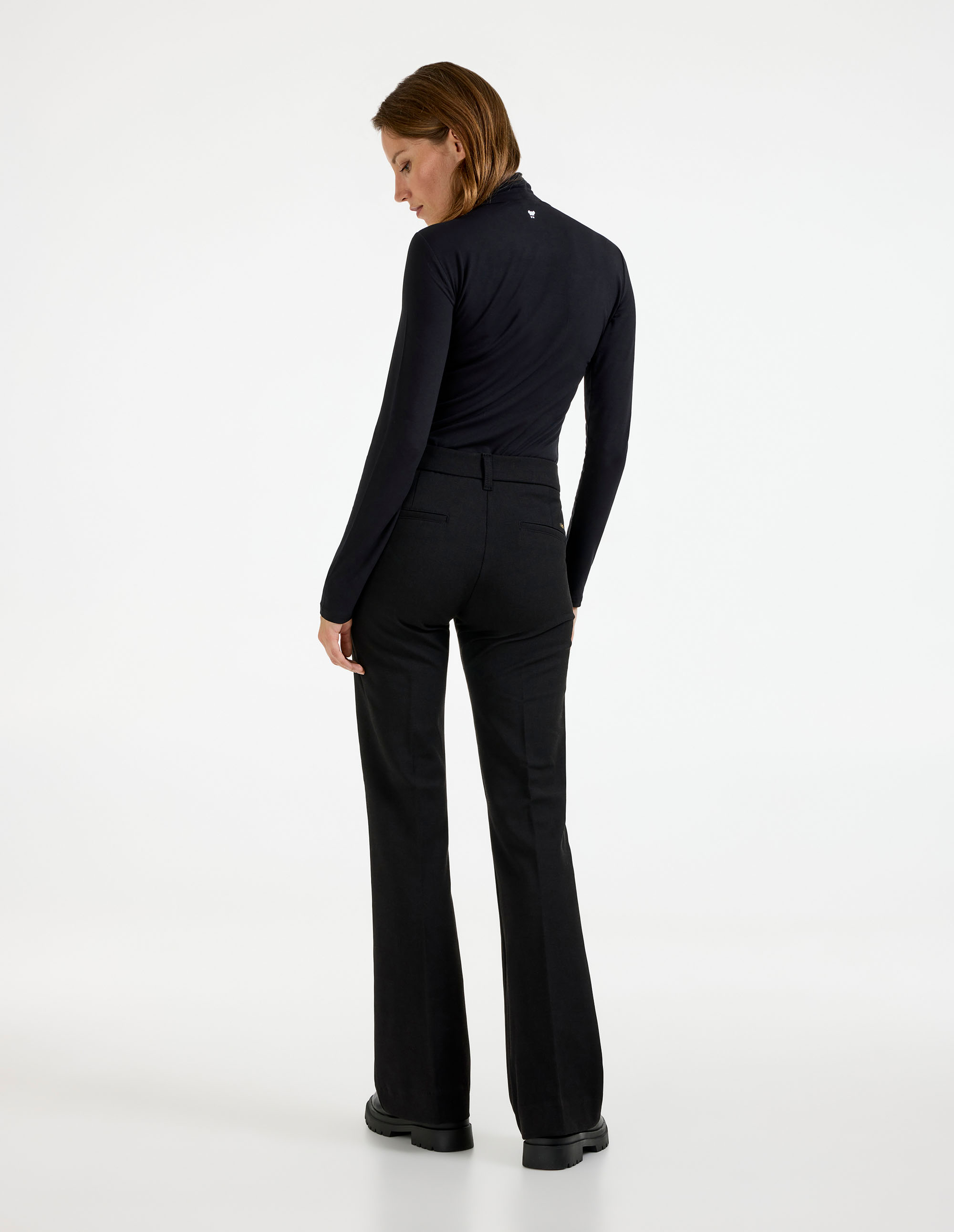 Sylvia Suple Byxa Svart