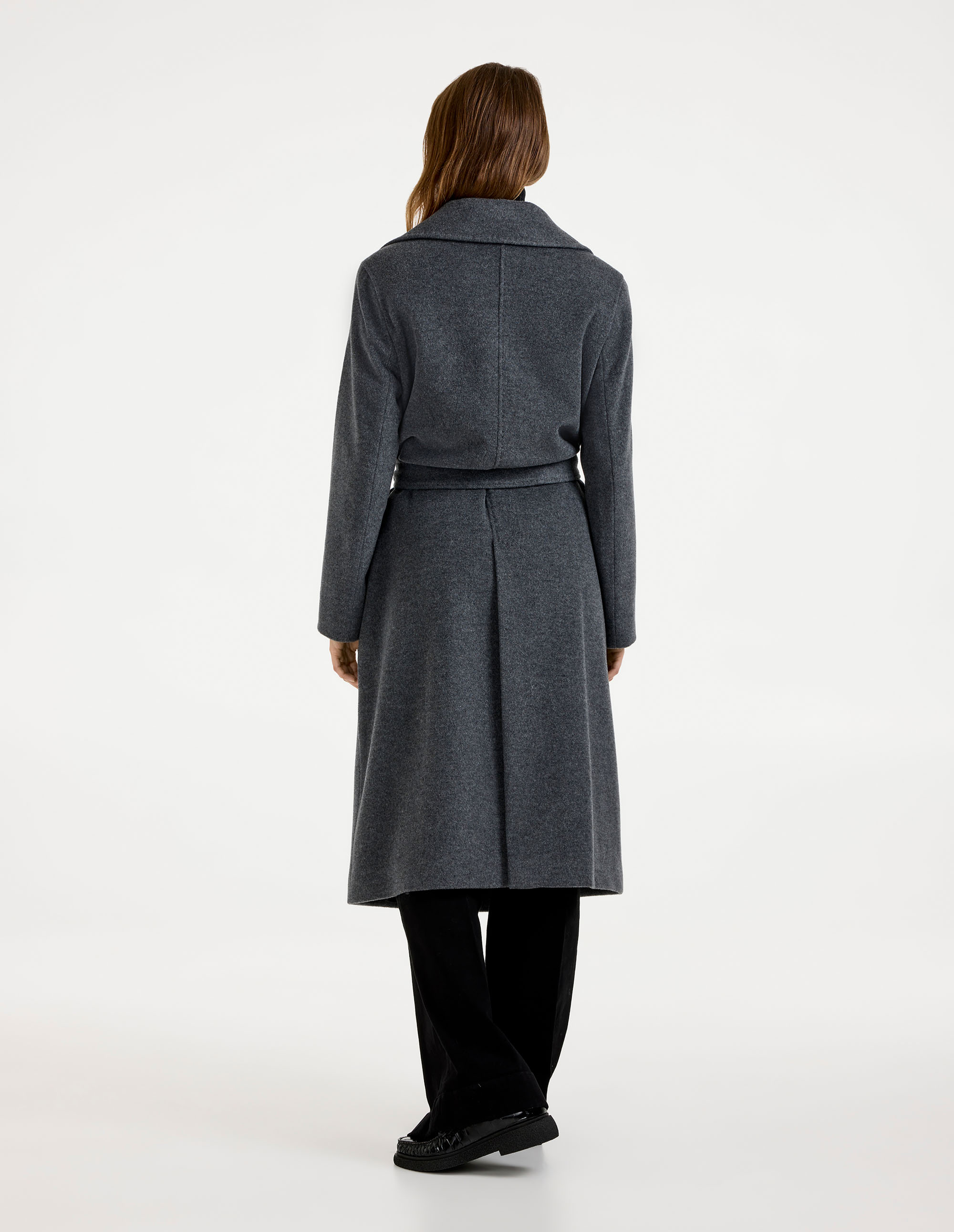 DB Kappa Ull/Cashmere Mörkgrå