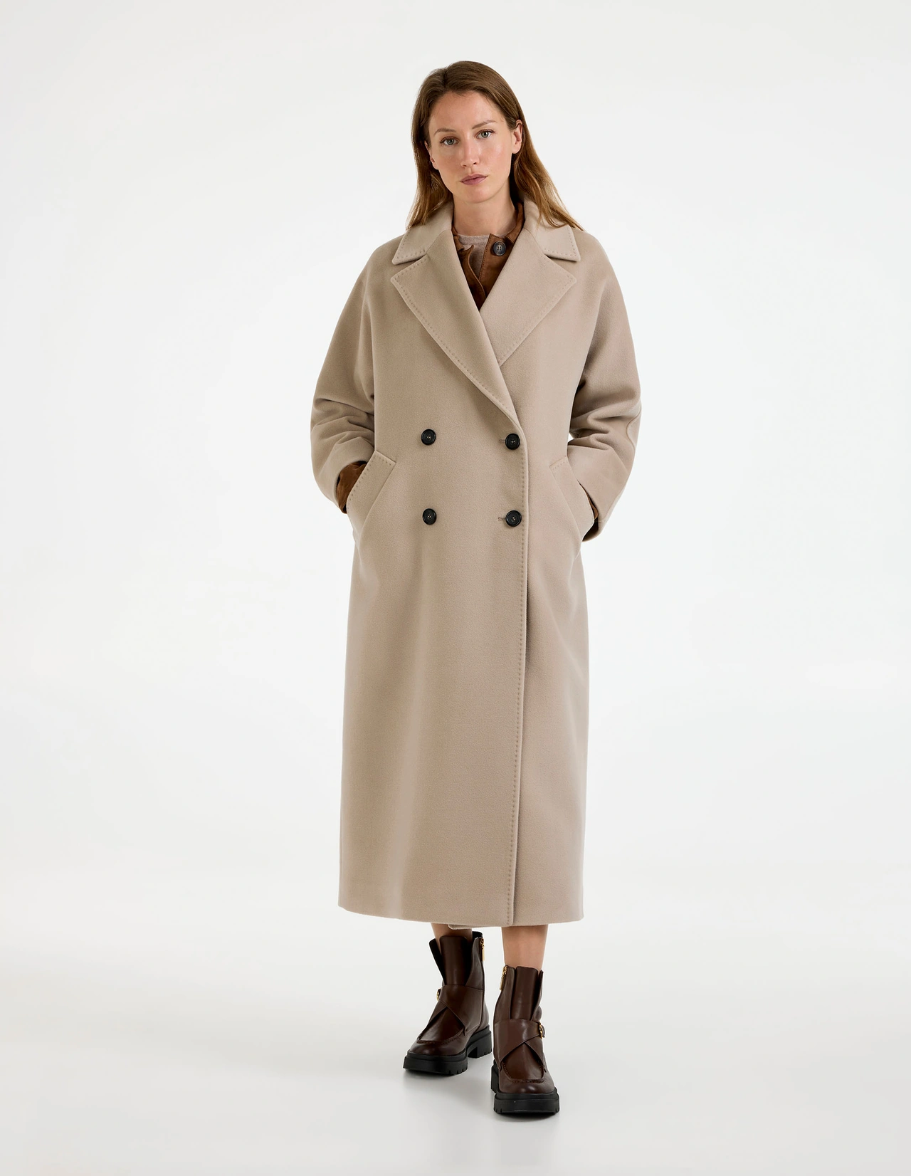 Oversized Kappa Ljusbeige