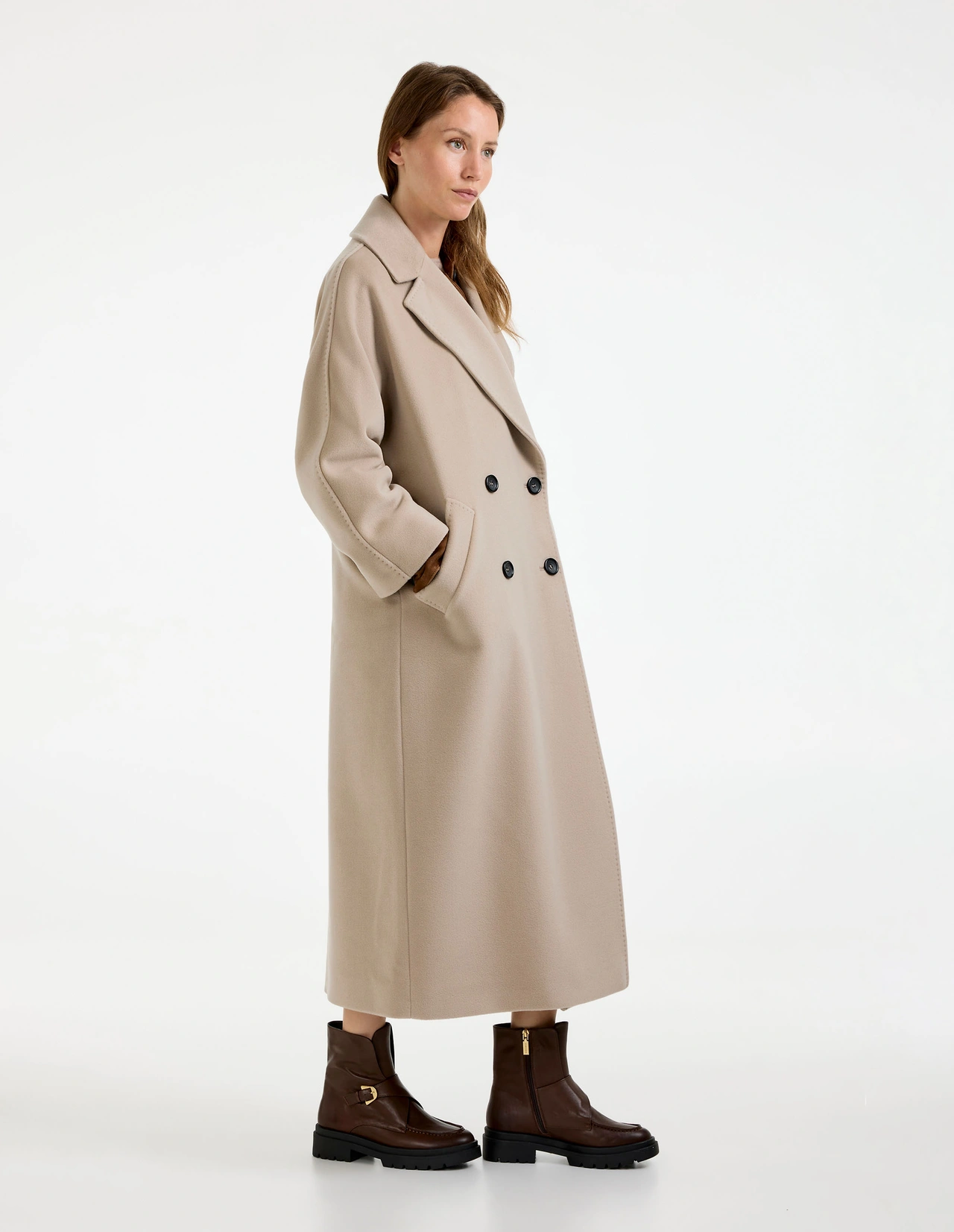 Oversized Kappa Ljusbeige