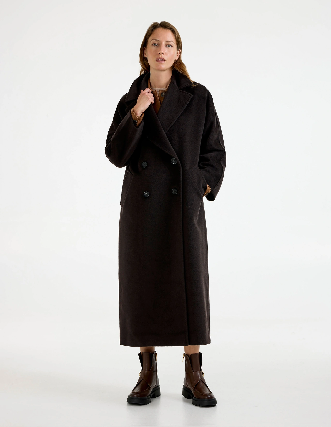 Oversized Kappa Mörkbrun 50