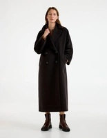 Oversized Kappa Mörkbrun