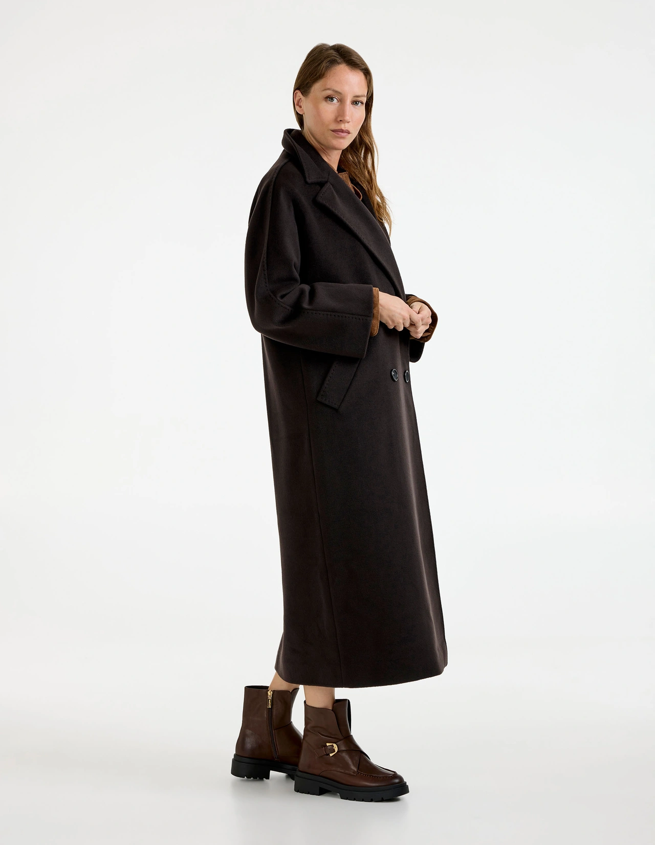 Oversized Kappa Mörkbrun 50