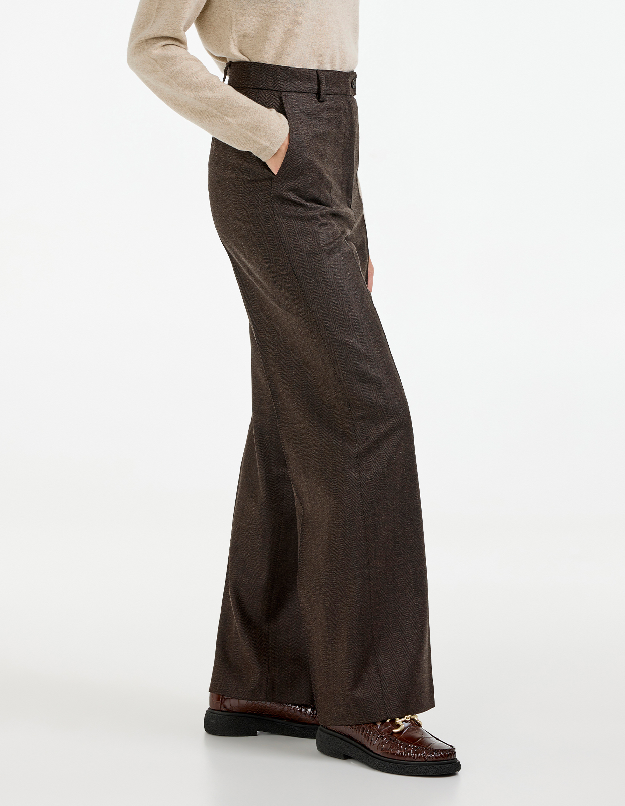 Lorenza Byxa Brun/Svart