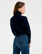 Sabina Polotröja Cashmere Marinblå