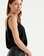 Shin Top Siden Svart