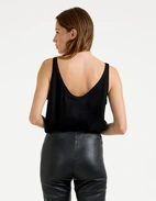 Shin Top Siden Svart