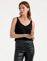 Shin Top Siden Svart