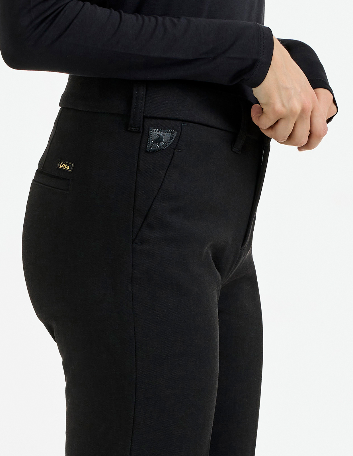 Sylvia Suple Byxa Svart