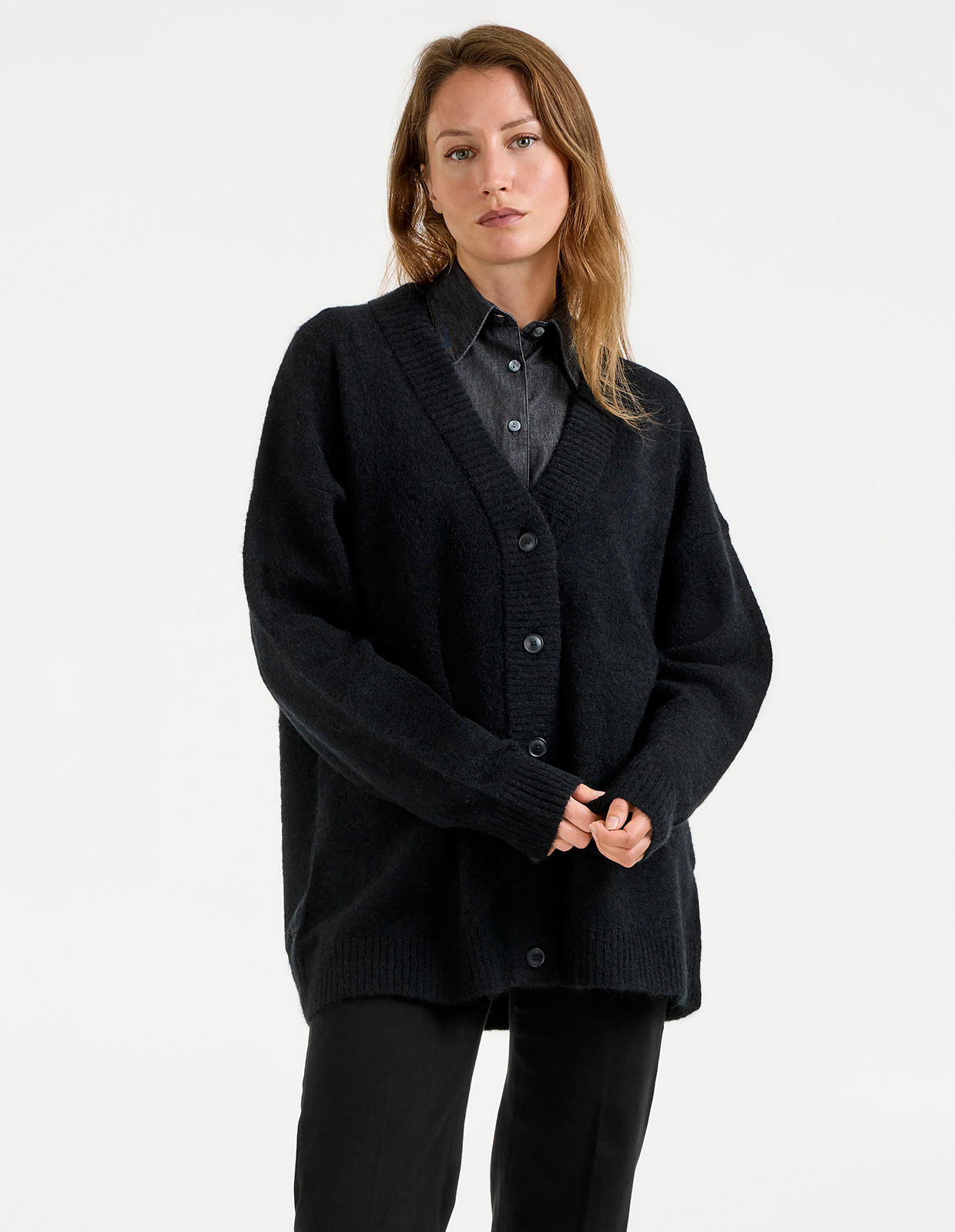 Ilaria Cardigan Svart